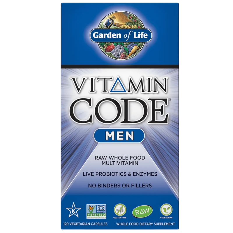 MySupplementShop Vitamins &amp; Minerals Garden of Life Vitamin Code Men - 120 vcaps by Garden of Life