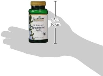 Swanson Full Spectrum Spearmint Leaf, 400 mg – 60 Kapseln