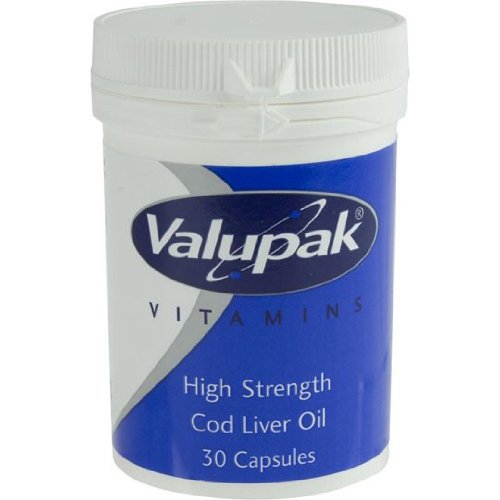 Valupak Cod Liver Oil 30 Capsules - Joint Care at MySupplementShop by Br Pharmaceuticals Limited