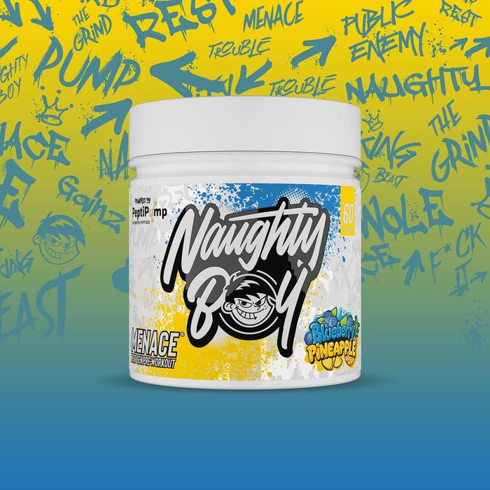 Naughty Boy Menace V2 420g | AI-Powered Peptides for Ultimate Pumps & Performance