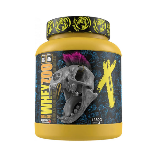 Zoomad Labs WheyZoo, Vanilla Cake - 1360g - Whey Proteins at MySupplementShop by Zoomad Labs