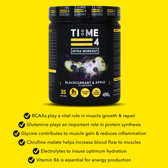 Time 4 Intra-Workout BCAA Powder 35 Servings