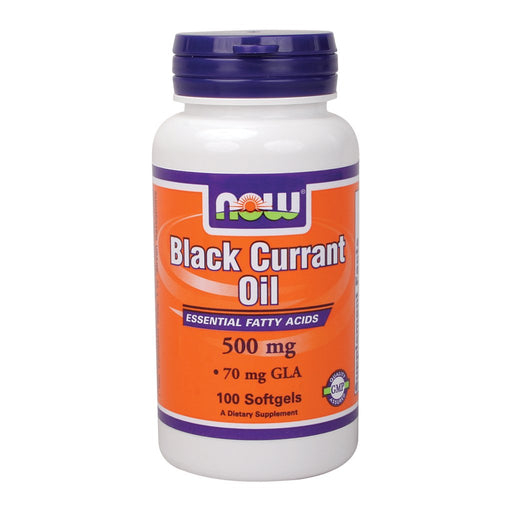 NOW Foods Black Currant Oil, 500mg - 100 softgels | High-Quality Black Currant Oils | MySupplementShop.co.uk