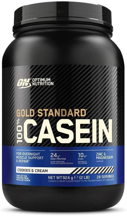 Optimum Nutrition Gold Standard 100 % Kasein, Kekse und Sahne – 896 Gramm