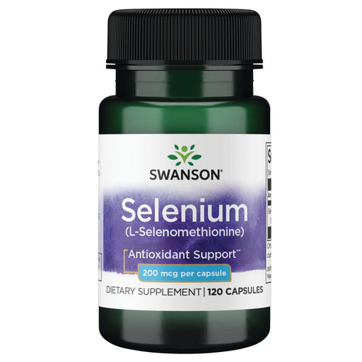 Swanson Selenium, 200mcg - 120 caps - Vitamins & Minerals at MySupplementShop by Swanson