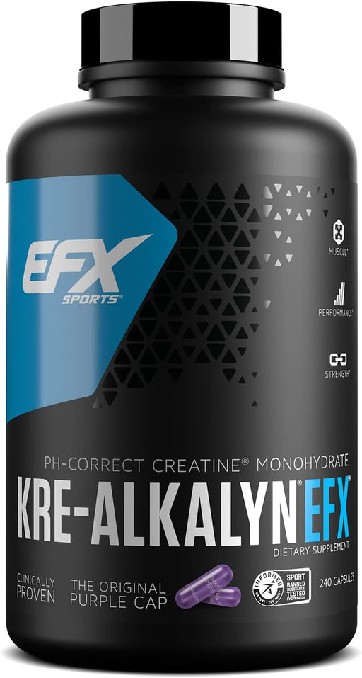 EFX Sports Kre-Alkalyn 240 Caps - Creatine Supplements at MySupplementShop by EFX Sports