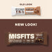 Misfits Vegan Protein Bar 12x45g Chocolate Brownie Best Value Snack Food Bar at MYSUPPLEMENTSHOP.co.uk