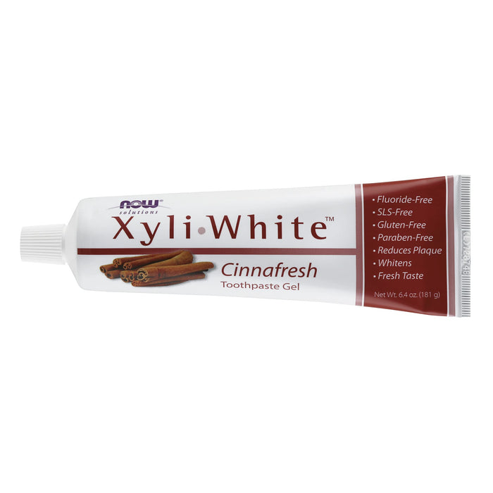 NOW Foods XyliWhite, Cinnafresh Toothpaste Gel - 181g - Health and Wellbeing at MySupplementShop by NOW Foods