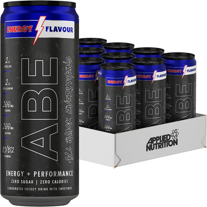 Applied Nutrition ABE Pre Workout Cans 12 x 330ml - Supplements at MySupplementShop by Applied Nutrition