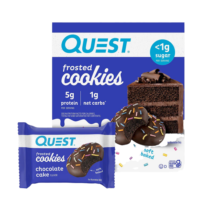 Quest Nutrition Frosted Cookies 8x25g Chocolate Cake