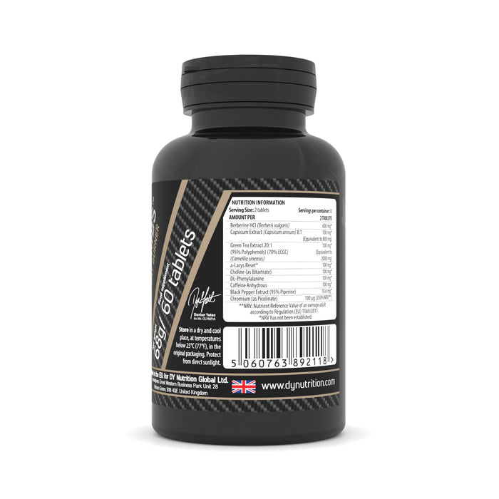 DY Nutrition Black Bombs 60 Tablets | Premium Fat Burners at MYSUPPLEMENTSHOP.co.uk