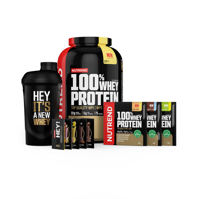 Nutrend 100% Whey Protein, Mango + Vanilla 2250g