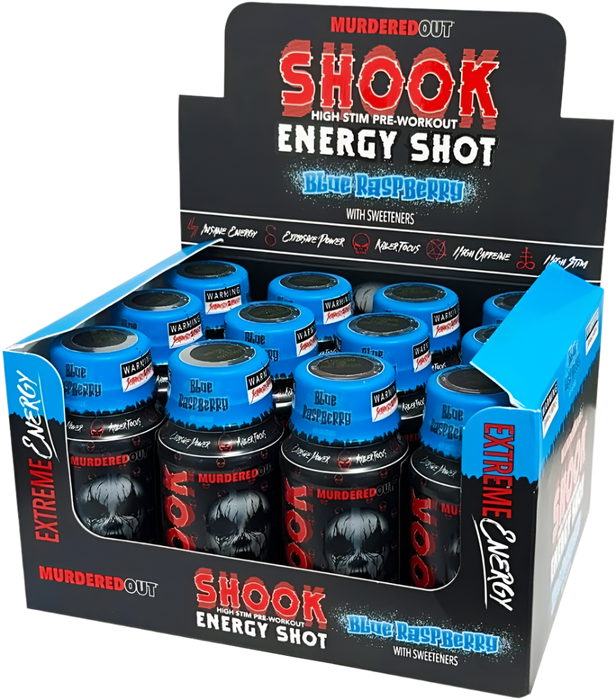 Murdered Out Shook Shot - Pre-Workout Shot 12x60ml