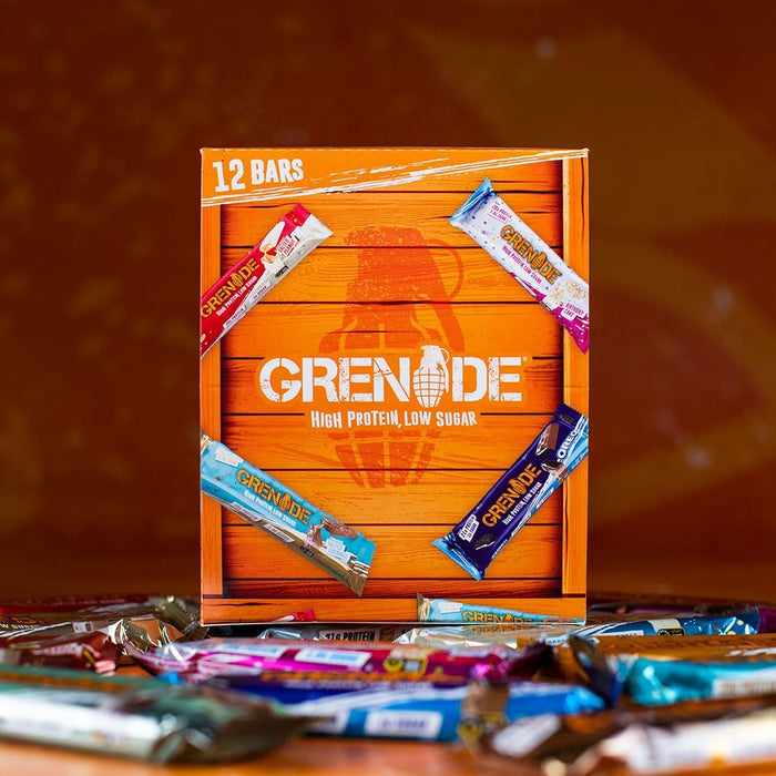 Grenade High Protein Low Sugar Bar 12 x 60g - Protein Bars at MySupplementShop by Grenade