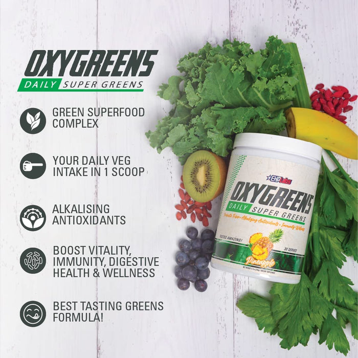 EHP Labs OxyGreens 30 Servings - Spirulina at MySupplementShop by Ehp Labs