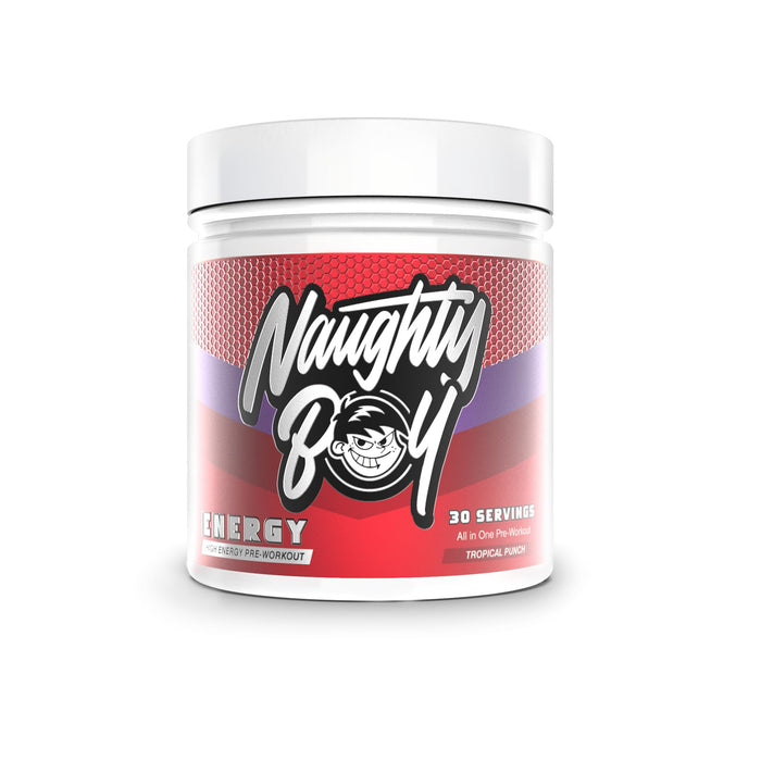 Naughty Boy Energy 390g Tropical Punch - Pre & Post Workout at MySupplementShop by Naughty Boy