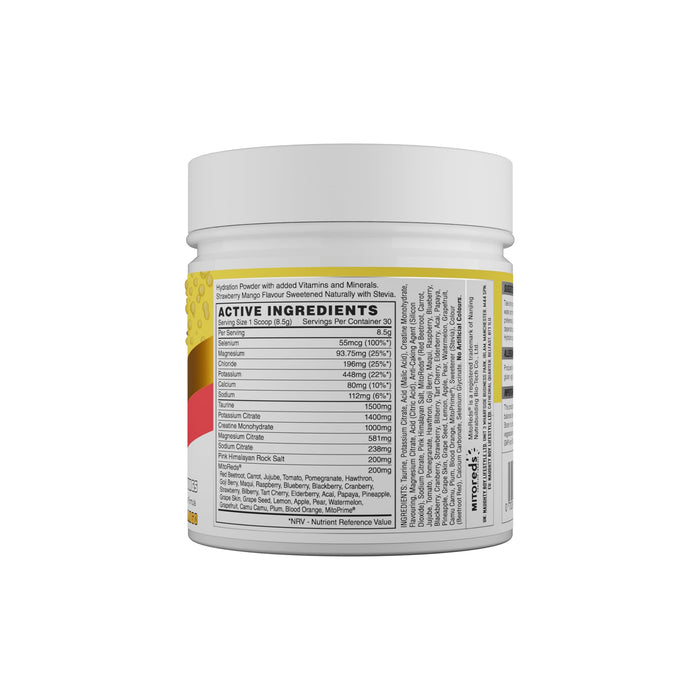 Hydration, Strawberry Mango - 255g - Recovery & Hydration Drinks at MySupplementShop by Naughty Boy