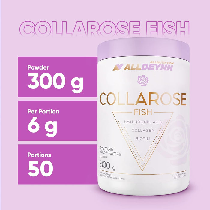 Allnutrition AllDeynn Collarose Fish – VERISOL® Collagen for Radiant Skin & Hair 300g