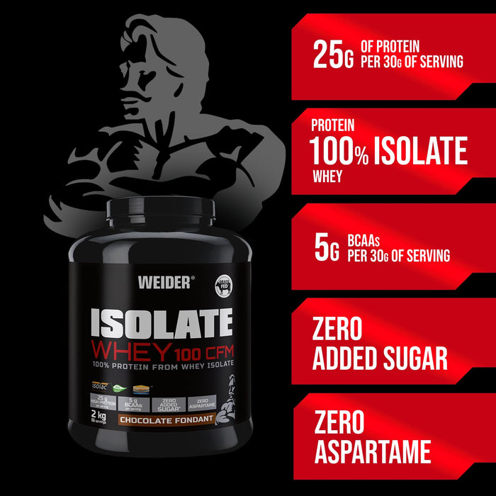 Weider Isolate Whey 100 CFM 2000g - Dietary Management at MySupplementShop by Weider