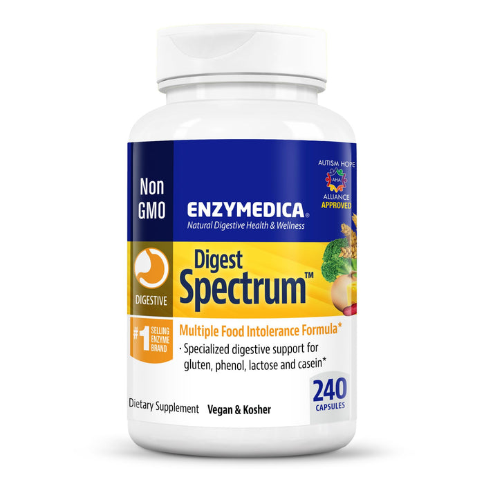 Enzymedica Digest Spectrum 240 Capsules Best Value Nutritional Supplement at MYSUPPLEMENTSHOP.co.uk