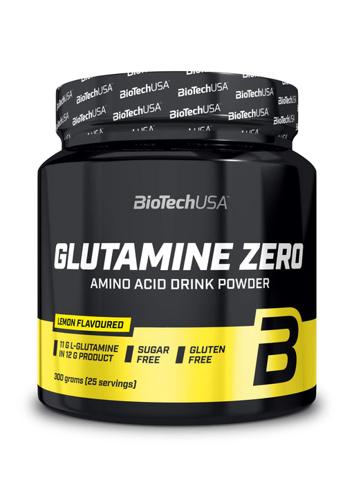 BioTechUSA Glutamine Zero, Lemon - 300 grams - L-Glutamine, Glutamine at MySupplementShop by BioTechUSA