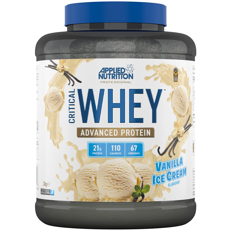 Applied Nutrition Critical Whey - 2000g - Vanilla Ice Cream - Whey Proteins at MySupplementShop by Applied Nutrition