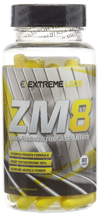 Extreme Labs ZM8 90 Capsules - Sports Nutrition at MySupplementShop by Extreme Labs