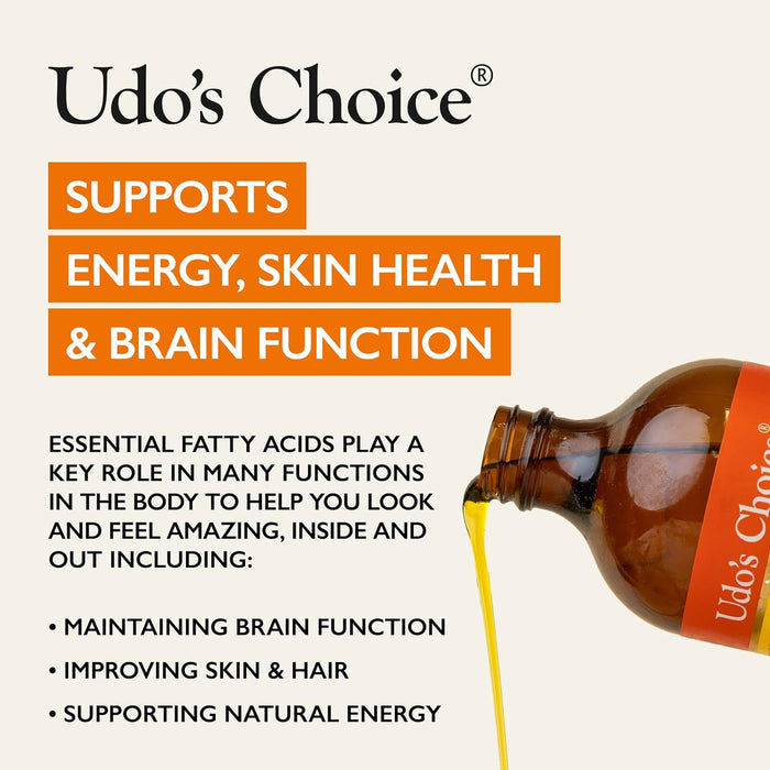 Udo's Choice Organic Ultimate Oil Blend 500ml | High-Quality Vitamins & Supplements | MySupplementShop.co.uk