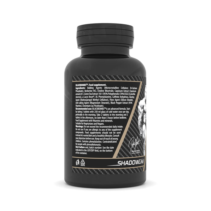 DY Nutrition Black Bombs 60 Tablets | Premium Fat Burners at MYSUPPLEMENTSHOP.co.uk