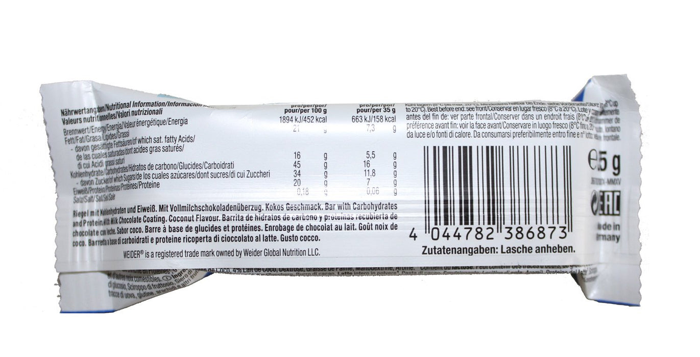 Weider Nutrition Weider Bar 24 x 35g