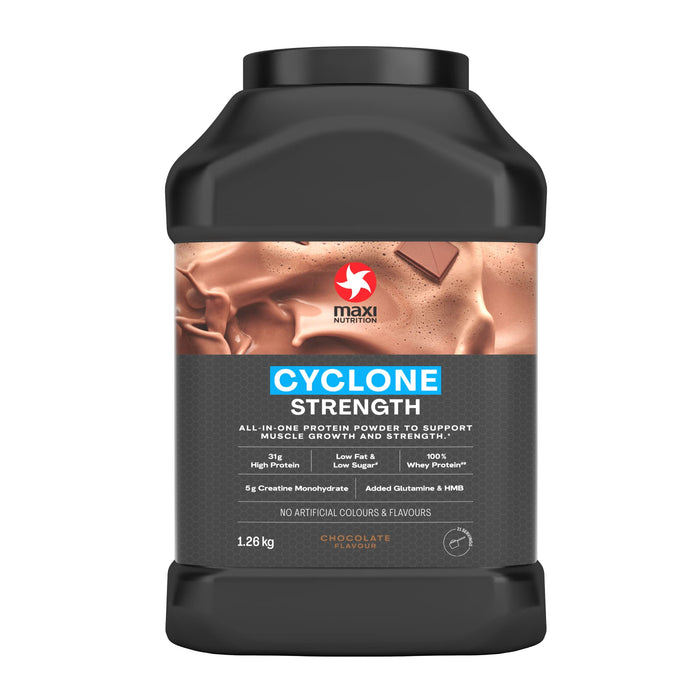 Maxi Nutrition Cyclone Powder 1260g Chocolate - Whey Proteins at MySupplementShop by Maxi Nutrition