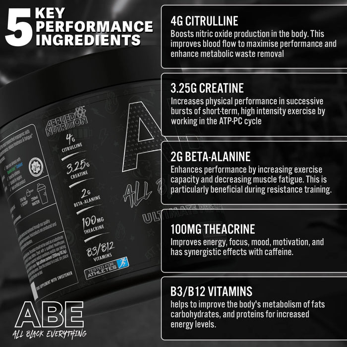 Applied Nutrition ABE 375g - Sports Supplements at MySupplementShop by Applied Nutrition