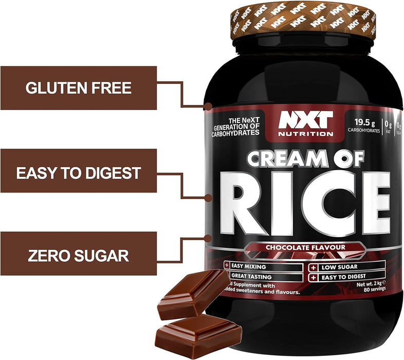 NXT Nutrition Cream of Rice - 2kg