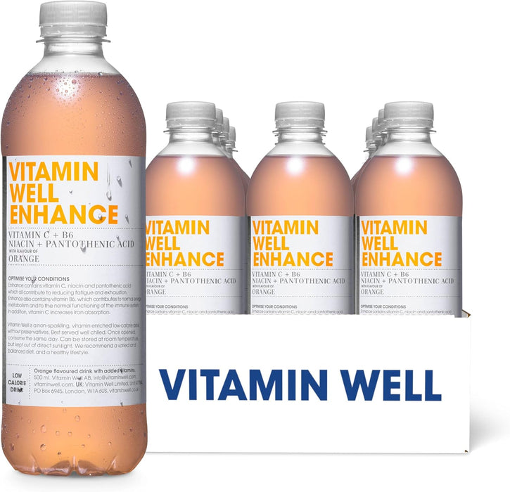 Vitamin Well Enhance 12x500ml Orange