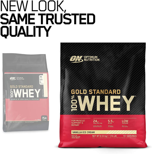 Optimum Nutrition Gold Standard 100% Whey 4.53kg - Protein at MySupplementShop by Optimum Nutrition