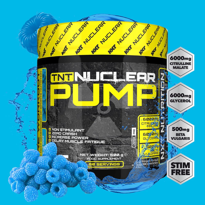 NXT Nutrition TNT Nuclear PUMP (Stim FREE) 500g