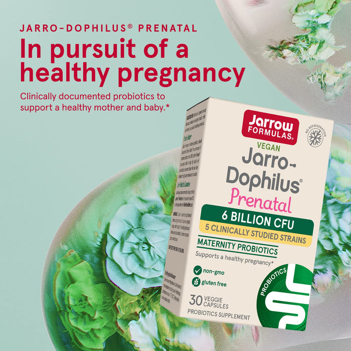 Jarro-Dophilus Prenatal, 6 Billion CFU - 30 vcaps | High-Quality Supplements for Women | MySupplementShop.co.uk