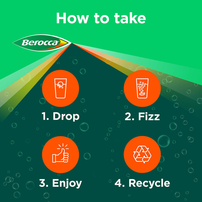 Berocca Boost Effervescent 10 Tablets - Adult Multi Vits at MySupplementShop by Berocca