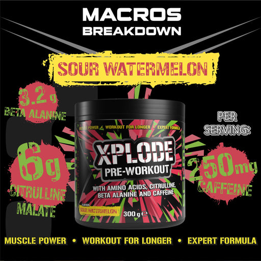 SCI-MX XPLODE Pre-Workout 300g - Beta-Alanine at MySupplementShop by SCI-MX