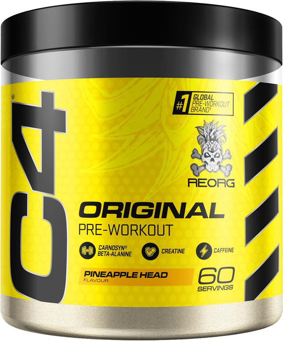 Cellucor C4® Original Pre-Workout 60 Servings - Pineapple Head - Pre Workout at MySupplementShop by Cellucor C4