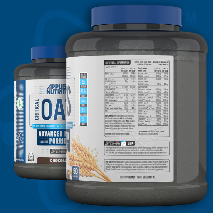 Applied Nutrition Critical Oats 3kg - Whey Proteins at MySupplementShop by Applied Nutrition