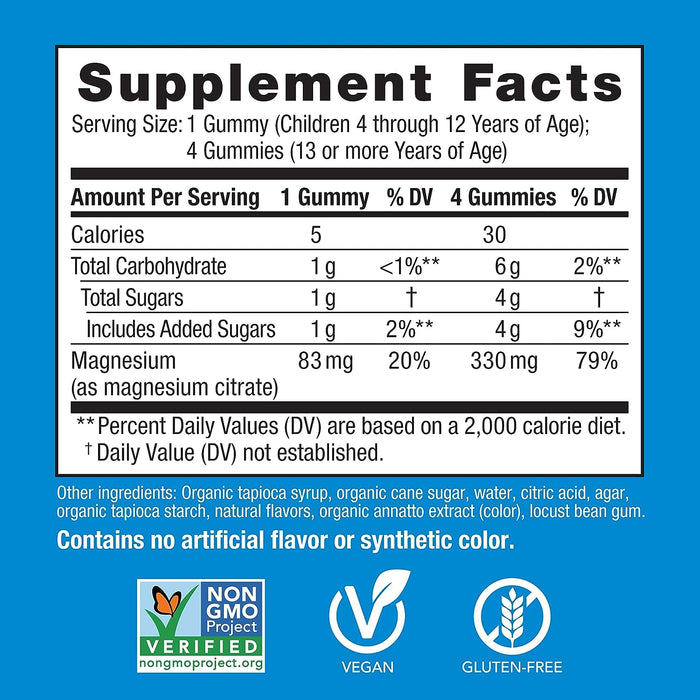 Natural Vitality Calm Kids Gummies, Sweet Citrus - 60 gummies