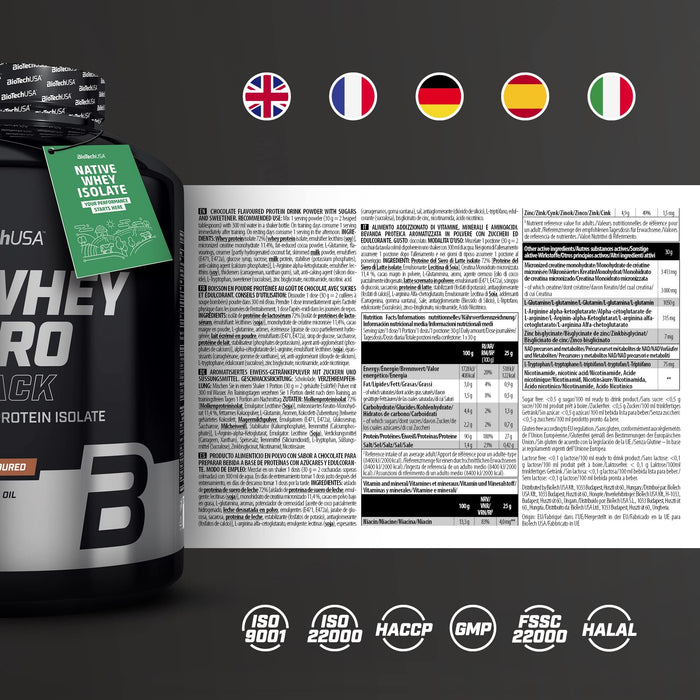 BioTechUSA Iso Whey Zero Black, Chocolate (EAN 5999076236916) - 2270 grams | High-Quality Protein | MySupplementShop.co.uk