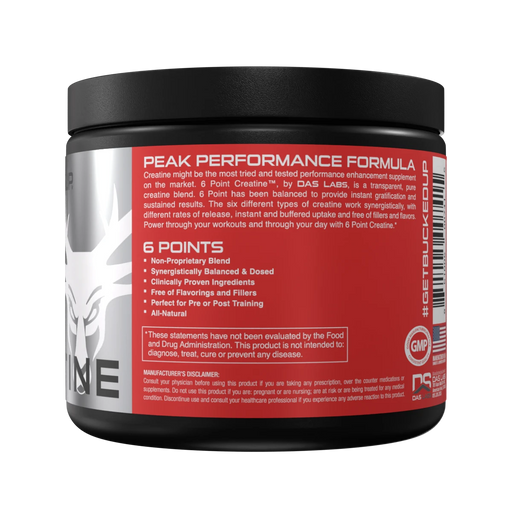 Bucked Up Bucked Up 6 Point Creatine 175.5g Unflavored - Creatine Powder at MySupplementShop by Bucked Up