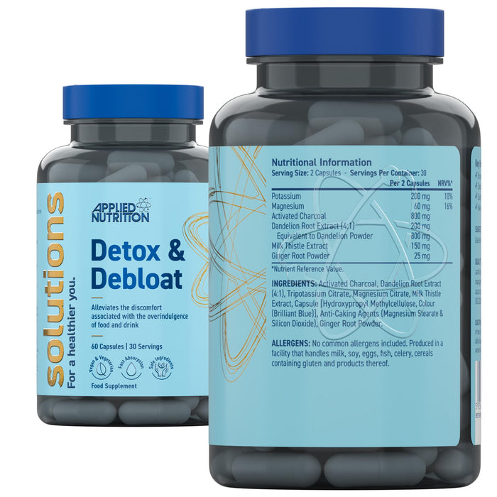 Applied Nutrition Solutions Detox & Debloat - 60 caps