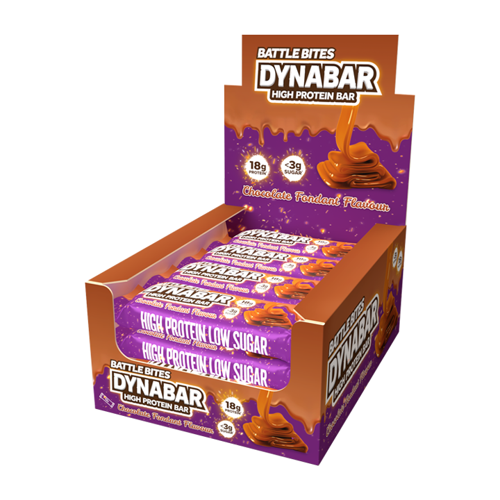 Battle Snacks DynaBar 12x60g Chocolate Fondant | Premium Sports Supplements at MYSUPPLEMENTSHOP.co.uk