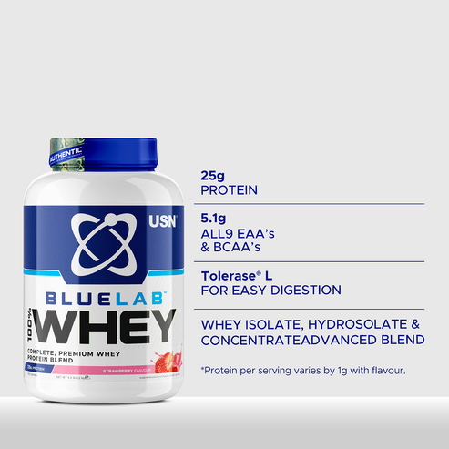 USN Blue Lab Whey 100 % 2 kg gesalzenes Karamell