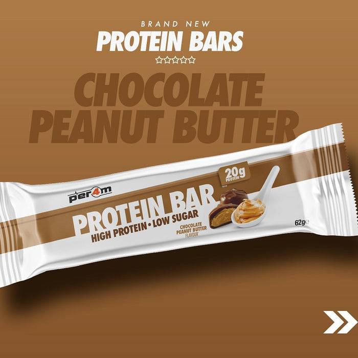 Per4m Protein Bars – 20g Protein, Low Sugar & Indulgent Taste | Ultimate Guilt-Free Snack in 7 Delicious Flavors