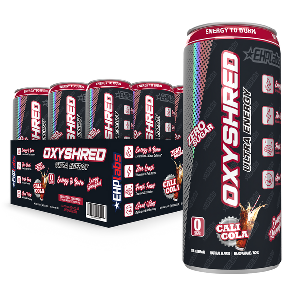 EHP Labs OxyShred Ultra Energy Drink RTD 12x355ml - Cali Cola - Pre Workout at MySupplementShop by EHP Labs