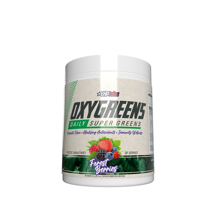 EHP Labs OxyGreens 30 Servings - Forest Berries - Spirulina at MySupplementShop by Ehp Labs